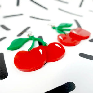 Cherry Statement Earrings