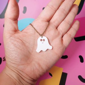 Halloween Ghost Mini Necklace