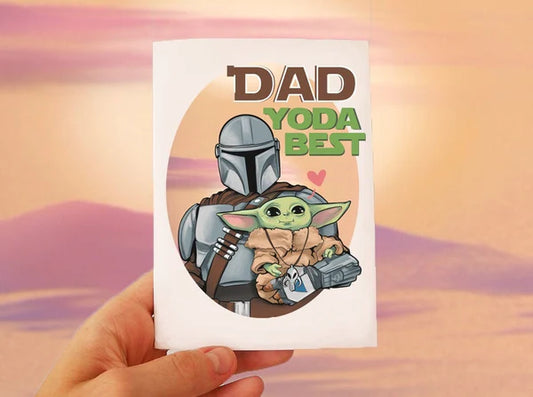 Dad, Yoda Best Father's Day Card