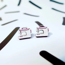 Load image into Gallery viewer, Sewing Machine Stud Earrings
