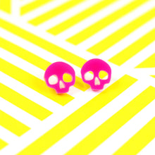 Load image into Gallery viewer, Halloween Skull Stud Earrings
