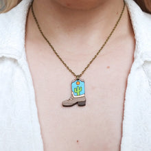 Load image into Gallery viewer, Cowboy Boot Mini Necklace
