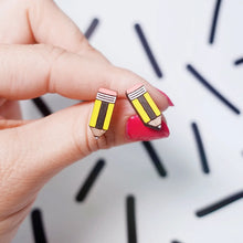 Load image into Gallery viewer, Pencil Stud Earrings
