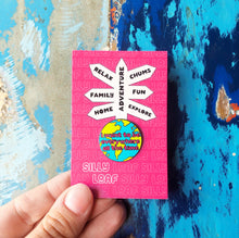 Load image into Gallery viewer, Travel Lovers Enamel Pin
