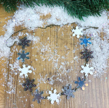 Load image into Gallery viewer, Snowflake Statement Necklace
