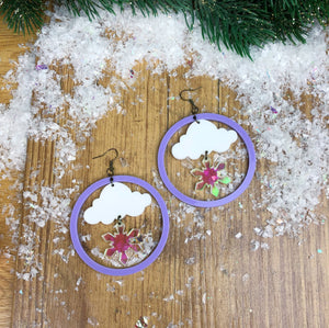 Snowflake Weather Statement Earrings