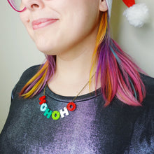 Load image into Gallery viewer, Ho Ho Ho Christmas Statement Necklace
