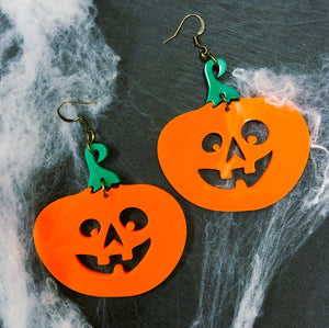 Pumpkin Halloween Earrings