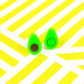 Avocado Stud Earrings