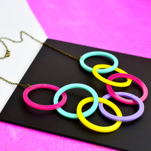 Load image into Gallery viewer, Infinity Hoop Statement Necklace

