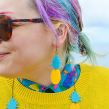 Load image into Gallery viewer, Pineapple Statement Earrings

