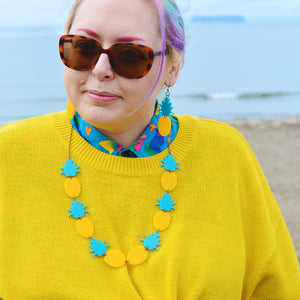 Pineapple Statement Necklace