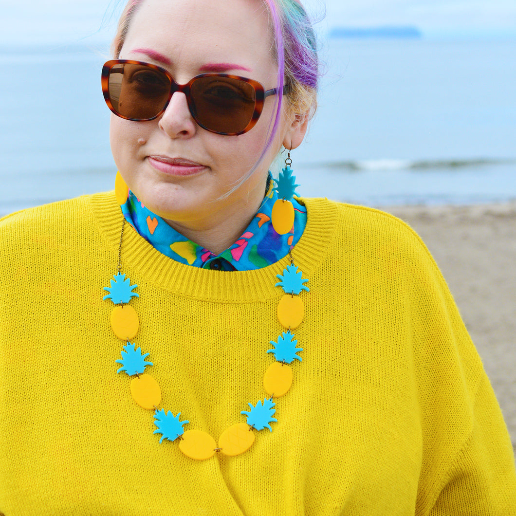 Pineapple Statement Necklace