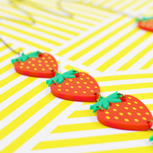 Load image into Gallery viewer, Strawberry Statement Necklace
