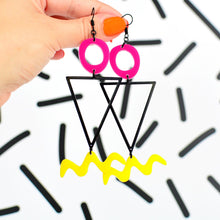 Load image into Gallery viewer, Geometric Statement Earrings

