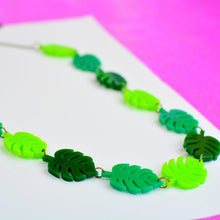 Load image into Gallery viewer, Monstera Chain Necklace
