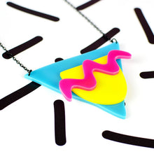 Load image into Gallery viewer, Memphis 80s Style Statement Necklace
