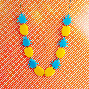 Pineapple Statement Necklace